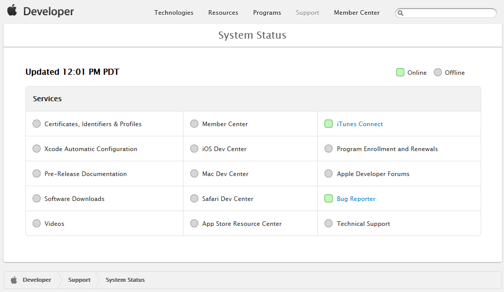 Apple-Dev-Center-Update